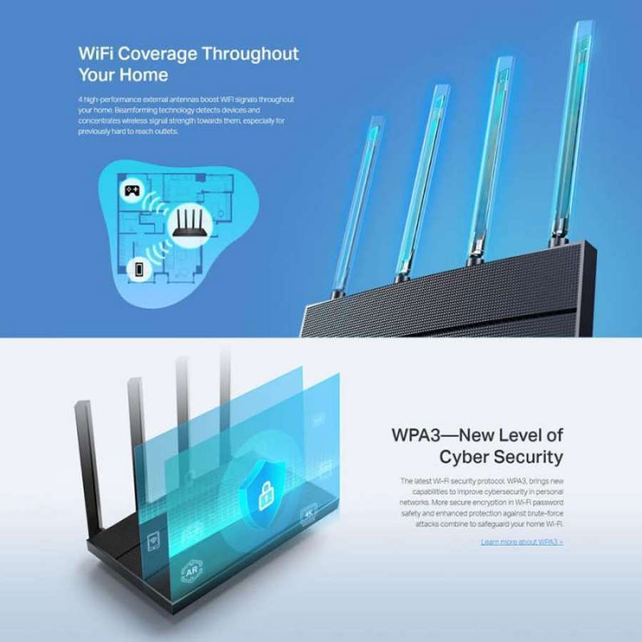 Router TP-Link Archer AX12 - samping
